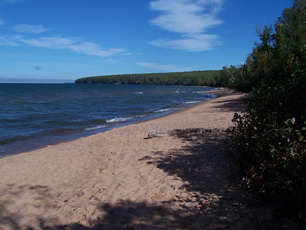 The stretch of sand at Meyers Beach