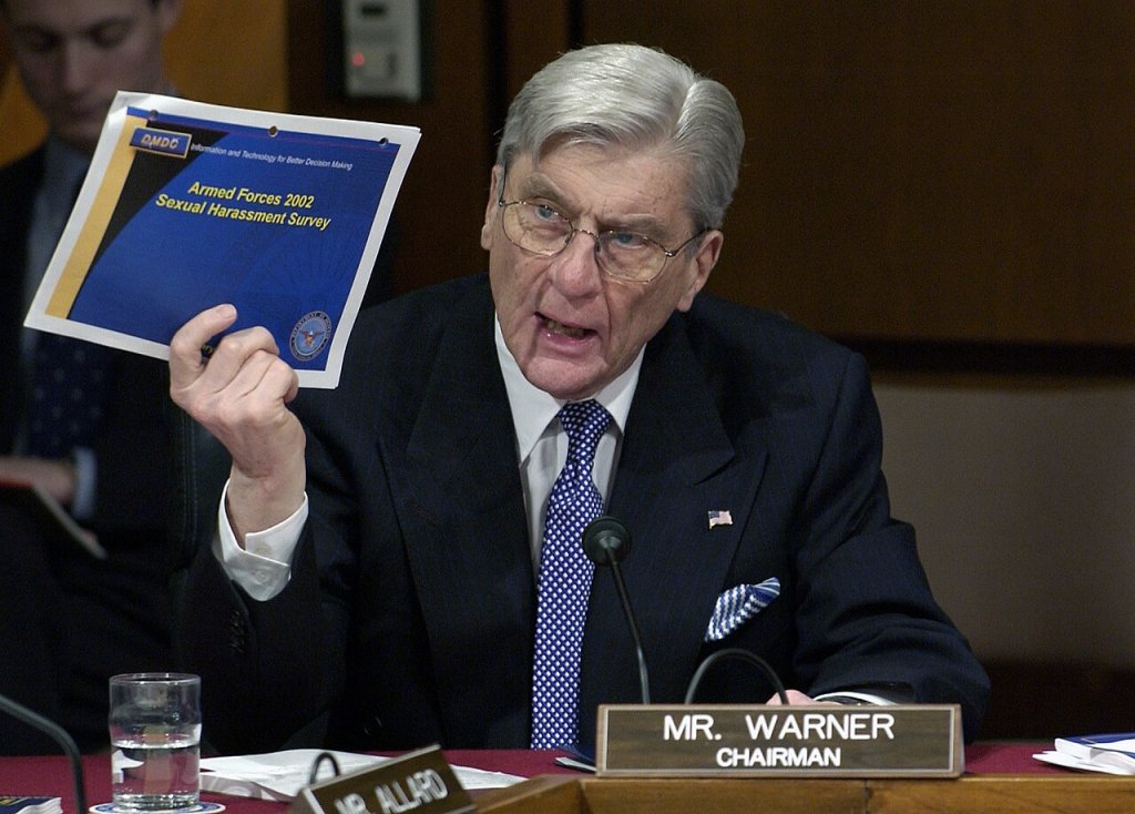 On Capital Hill, Washington District of Columbia, the Chairman of the Senate Armed Services Commi...