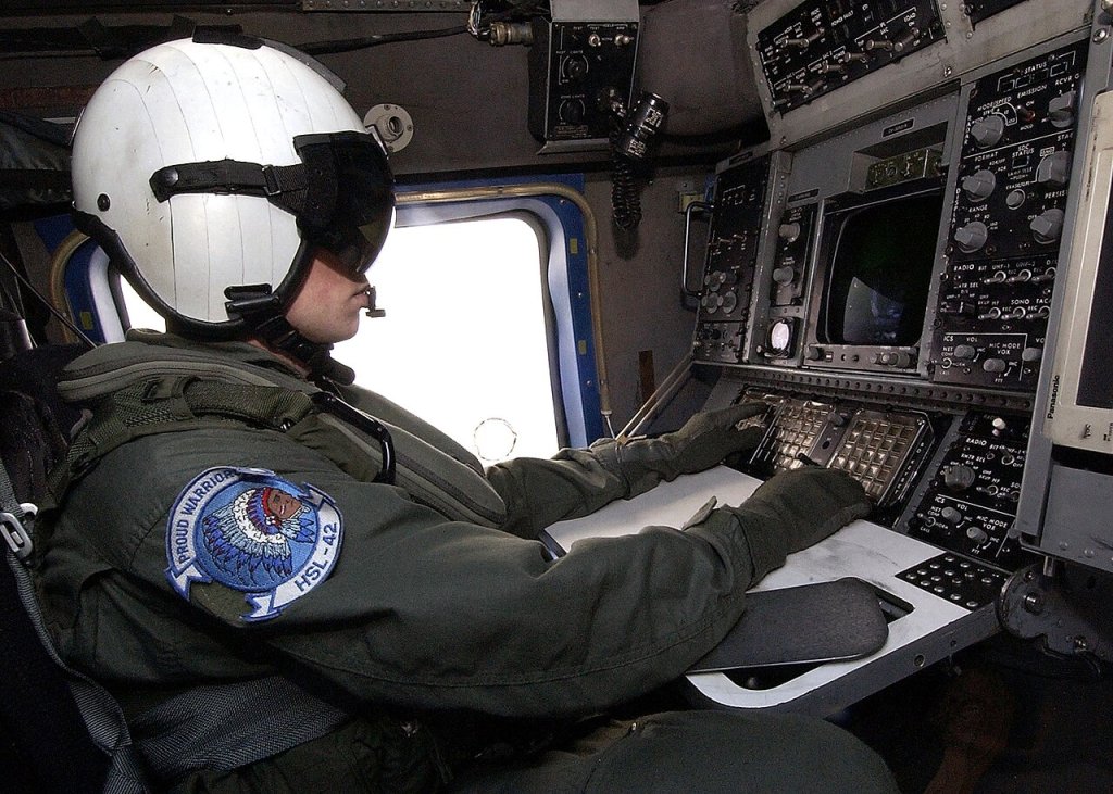Aviation Warfare Systems Operator 3rd Class Jonathan Gardner, assigned to the Proud Warriors...