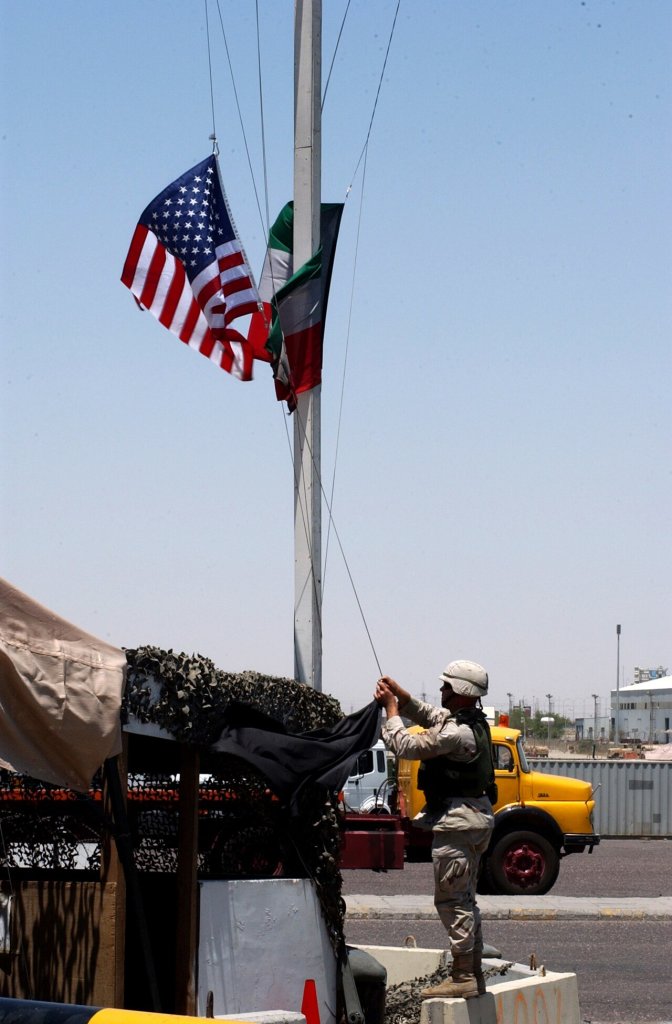 Petty Officer 1st Class Jeffrey Dusenberry, a Port Security Specialist assigned to U.S