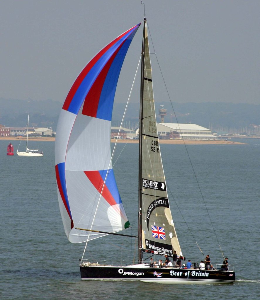 Bear of Britain spinnaker