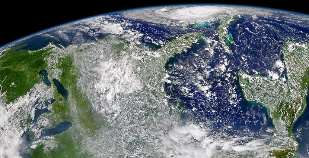 The Sea-Viewing Wide-Field-of-View-Sensor (SeaWiFS) onboard the OrbView-2 satellite captured this...