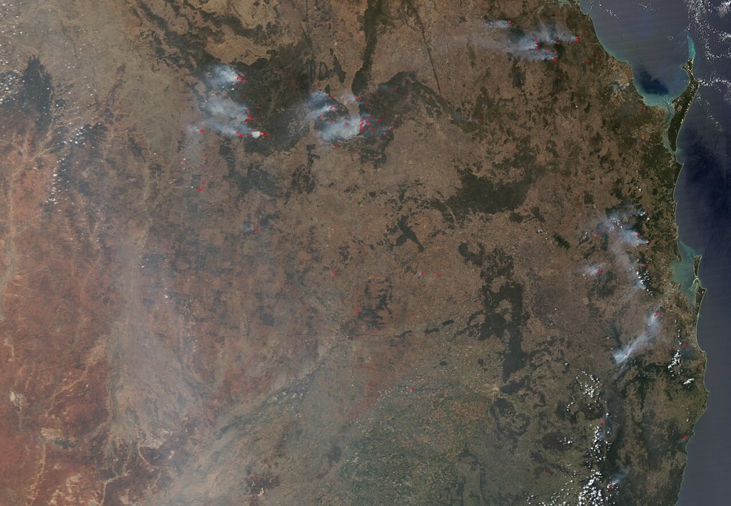 Fires in Queensland, Australia
