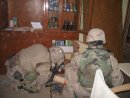 While conducting a house search during Operation Al Fajr November 2004, Staff Sgt