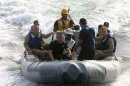 Atlantic Ocean (June 9, 2004) - Midshipmen from the guided missile destroyer USS Laboon