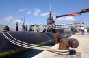 Souda Bay, Crete, Greece (July 19, 2004) - The Los Angeles-class attack submarine USS Dallas